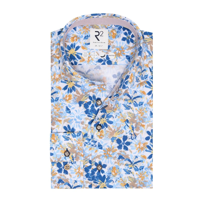 Heren Overhemd 124.WSP.006 R2 BLEU