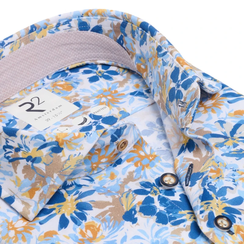 Heren Overhemd 124.WSP.006 R2 BLEU