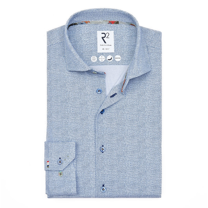 Heren Overhemd 128.WSP.002 R2 BLEU