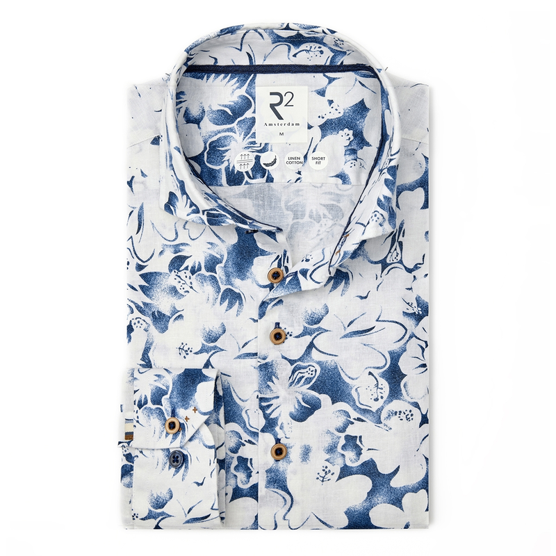 Heren Overhemd 128.WSP.028 R2 BLEU