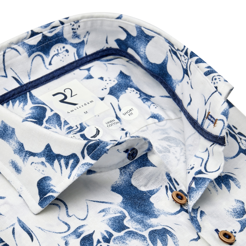 Heren Overhemd 128.WSP.028 R2 BLEU