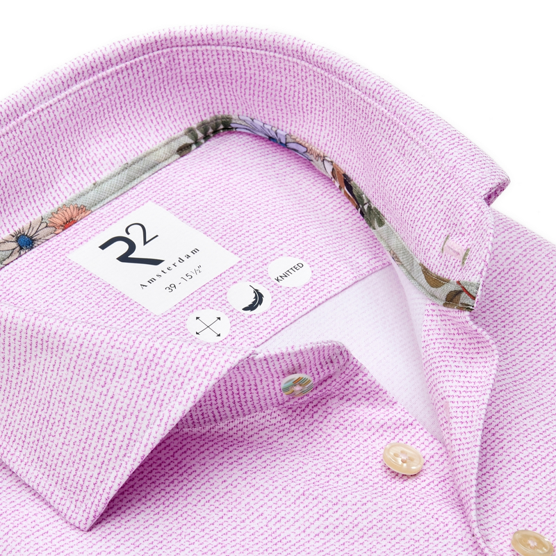 Heren Overhemd 128.WSP.XLS.002 R2 ROZE