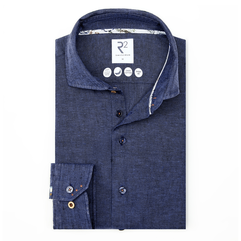 Heren Overhemd 128.WSP.XLS.021 R2 NAVY