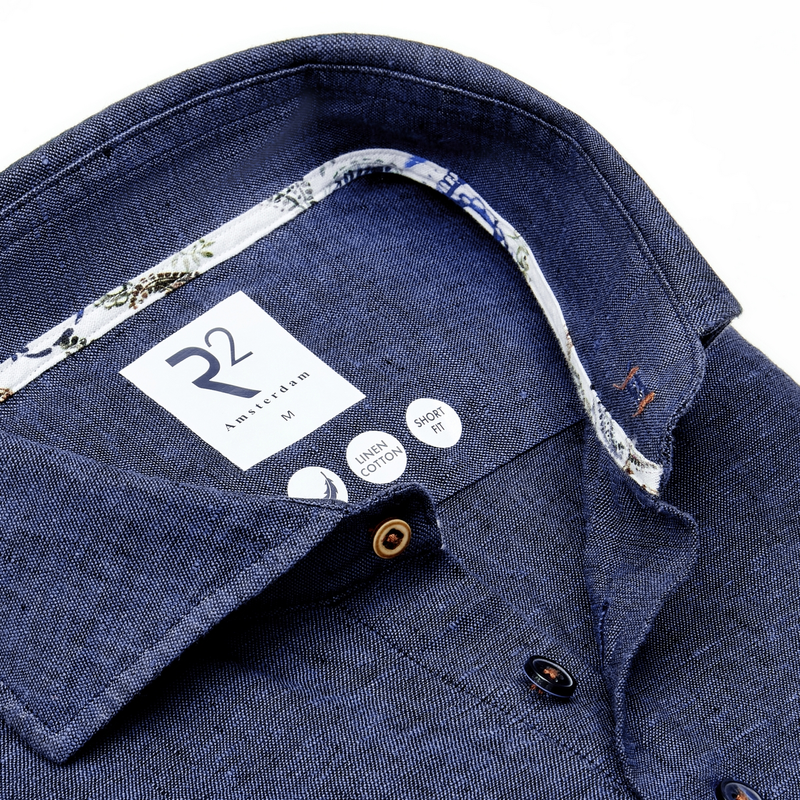 Heren Overhemd 128.WSP.XLS.021 R2 NAVY