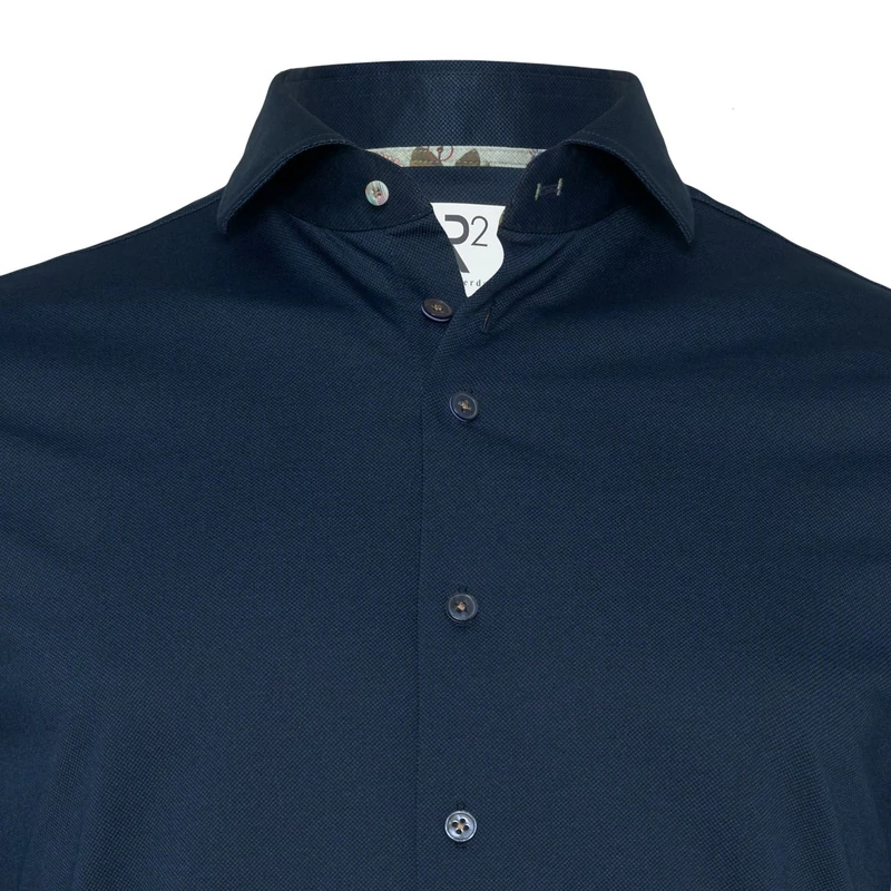 Heren Overhemd 129.WSPSS.001 R2 NAVY