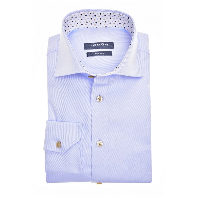 Heren Overhemd 141594 Ledub BLEU