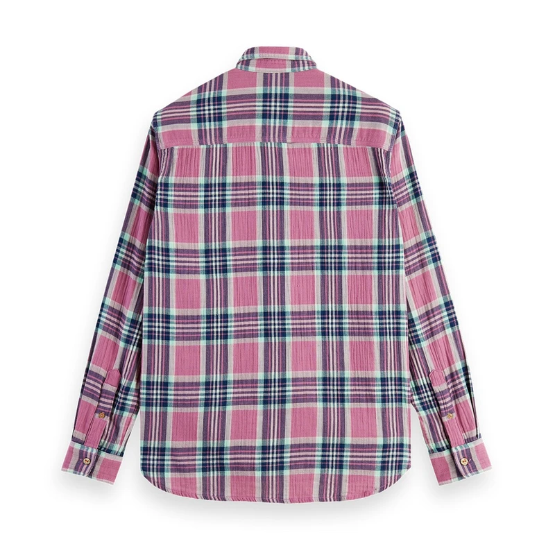 Heren Overhemd 169710 Scotch & Soda BLAUW DESSIN