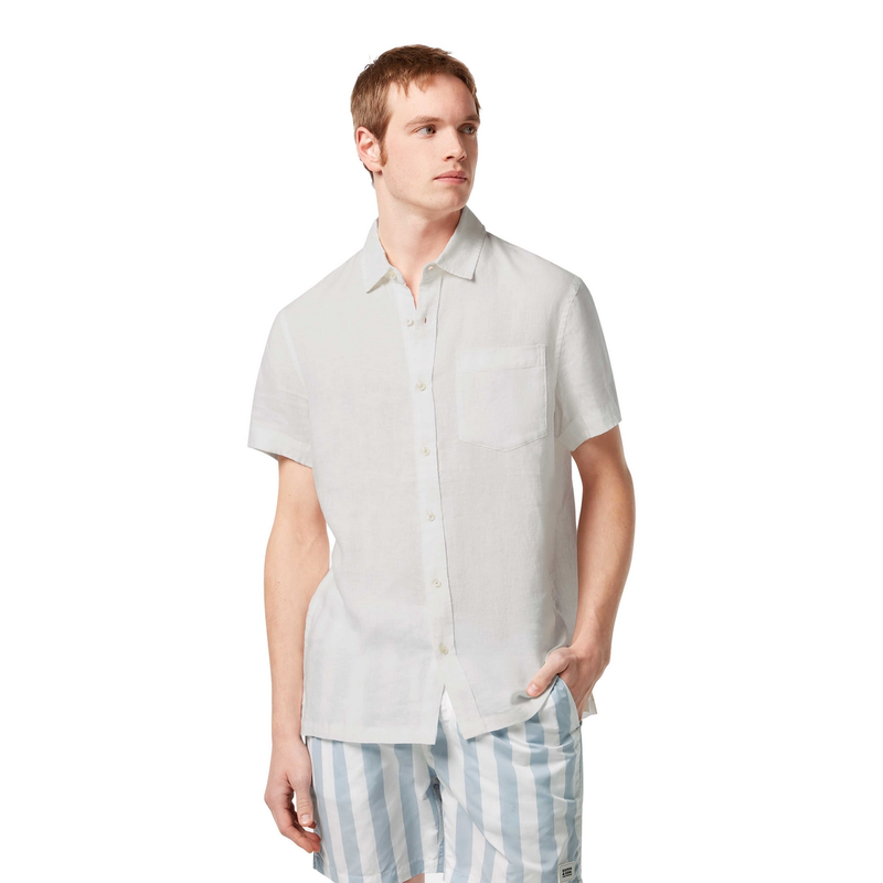 Heren Overhemd 180572.101 Scotch & Soda Wit