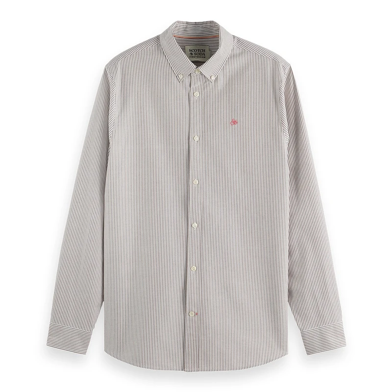 Heren Overhemd 181231.210 Scotch & Soda ECRU