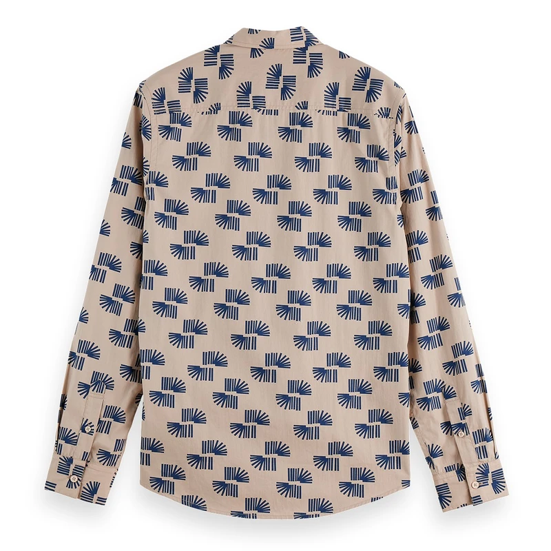 Heren Overhemd 181804.260 Scotch & Soda TAUPE