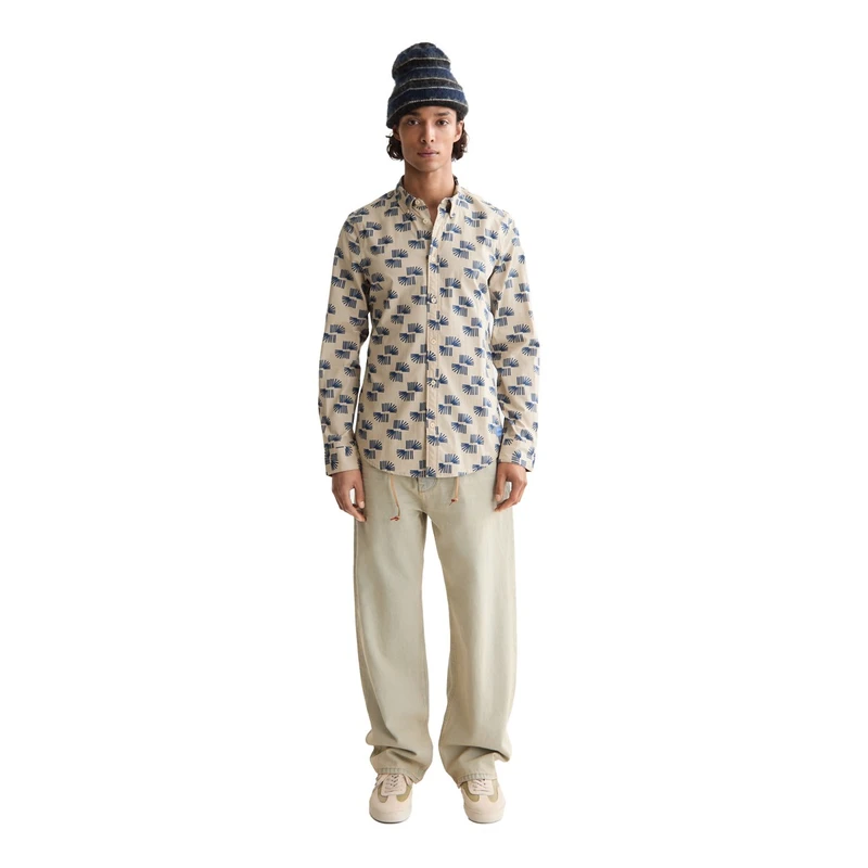 Heren Overhemd 181804.260 Scotch & Soda TAUPE