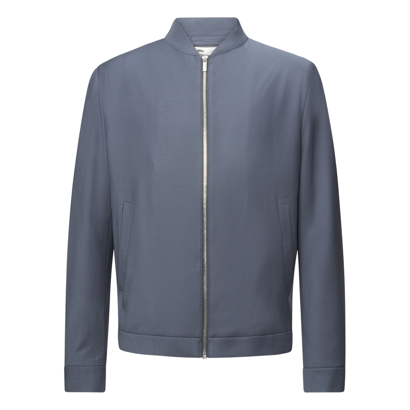 Heren Overhemd 190001.Lenoa Drykorn MIDDEN BLAUW