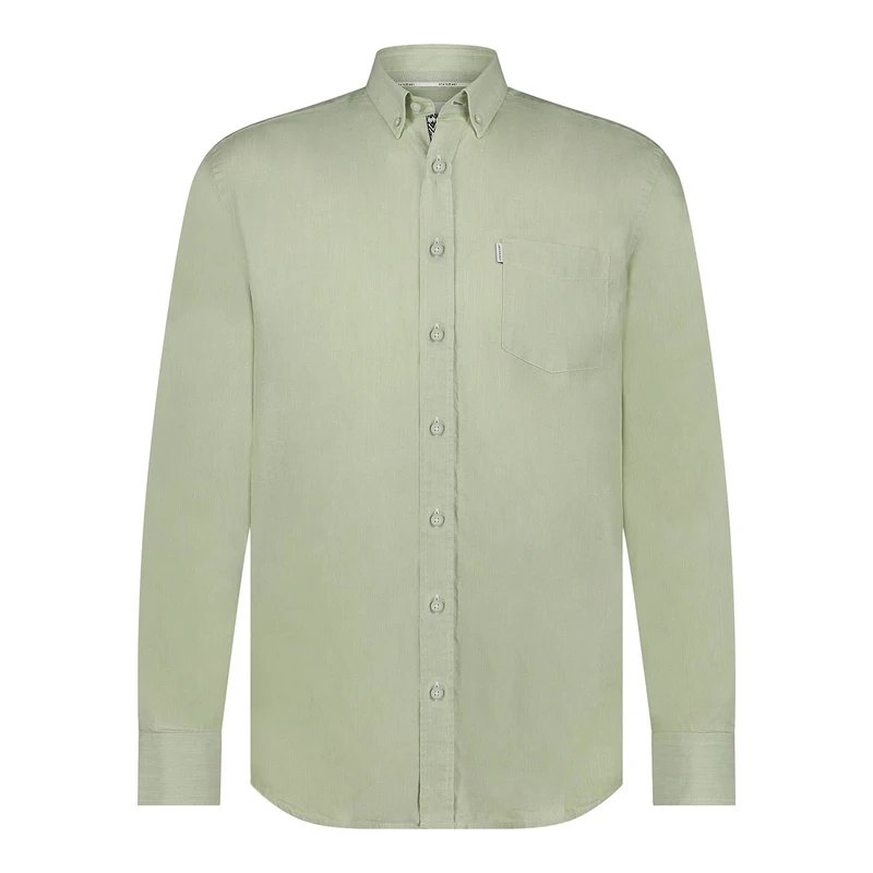 Heren Overhemd 21115276 State of Art GROEN