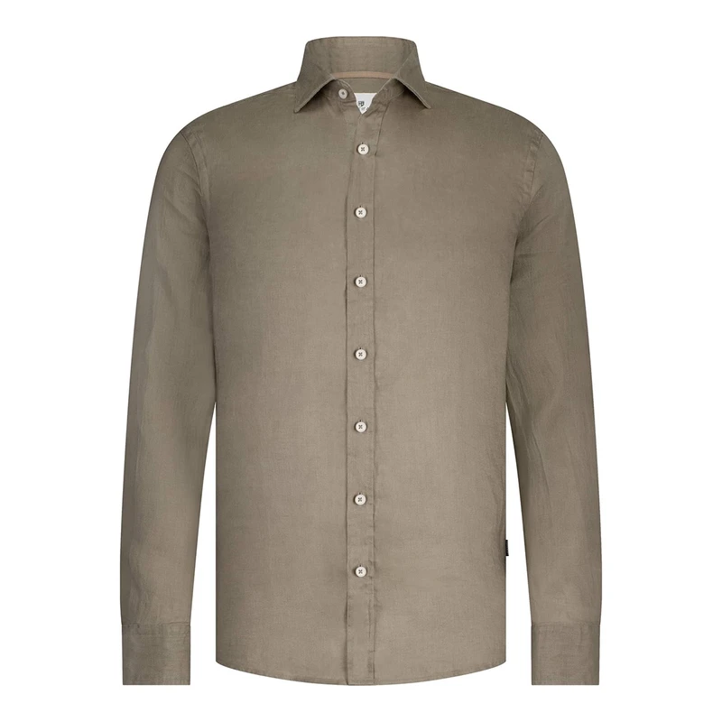 Heren Overhemd 21115342 State of Art TAUPE