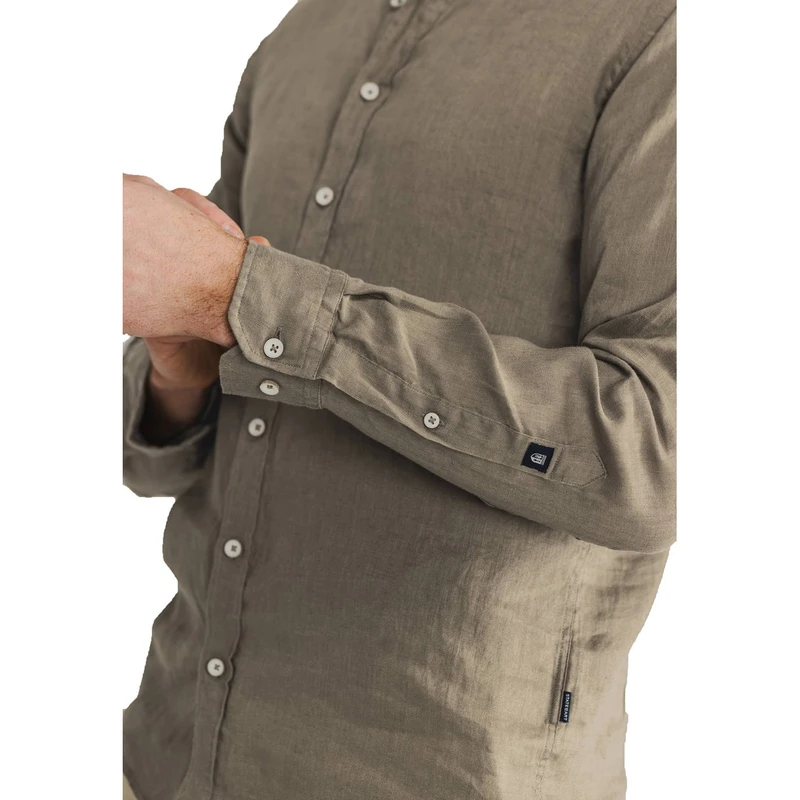Heren Overhemd 21115342 State of Art TAUPE