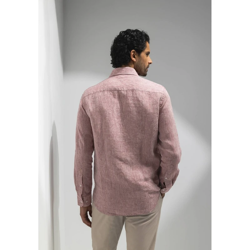 Heren Overhemd 21115761 State of Art ROOD DESSIN