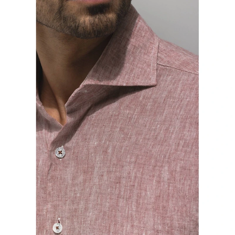 Heren Overhemd 21115761 State of Art ROOD DESSIN