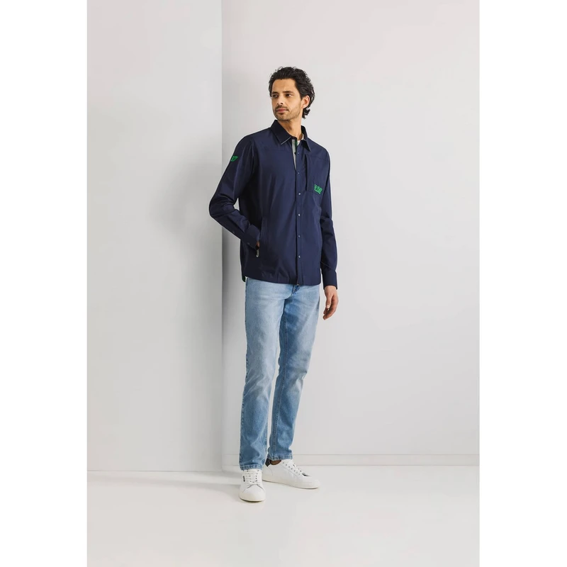 Heren Overhemd 21115971 State of Art NAVY