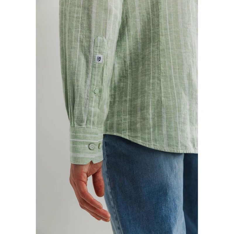 Heren Overhemd 21215298 State of Art GROEN
