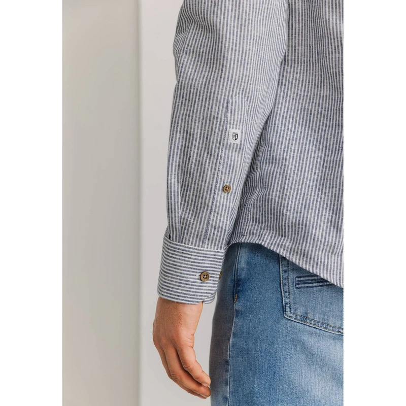 Heren Overhemd 21215354 State of Art BLAUW DESSIN