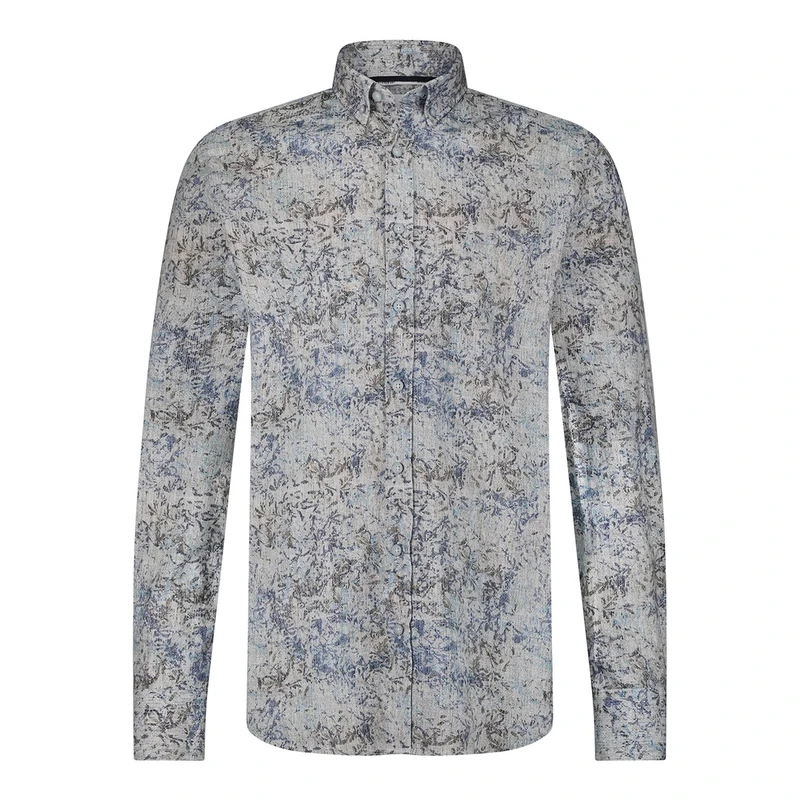 Heren Overhemd 21415314 State of Art MIDDEN BLAUW