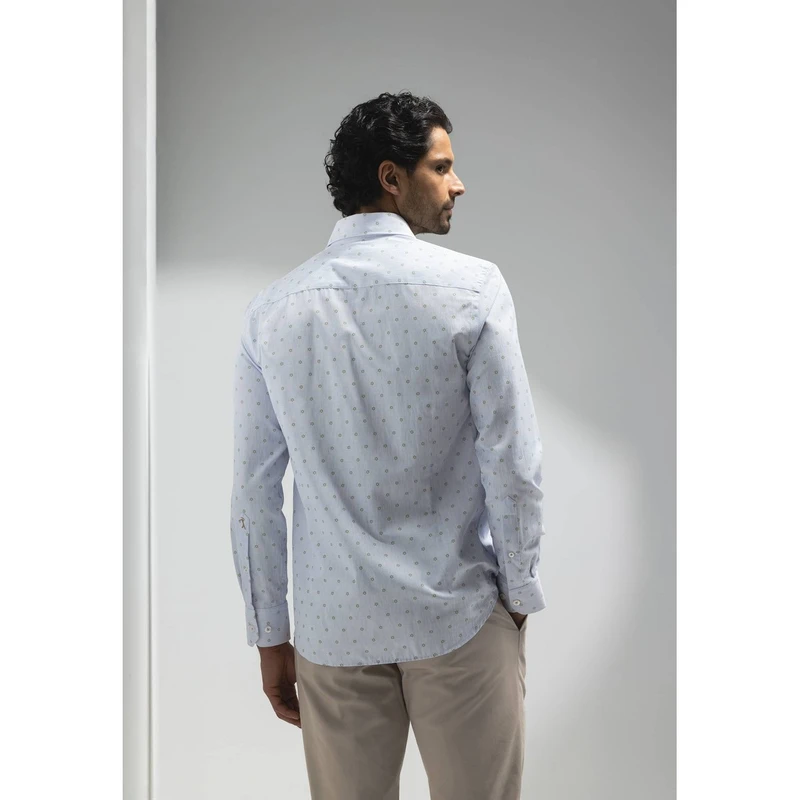 Heren Overhemd 21415764 State of Art BLEU