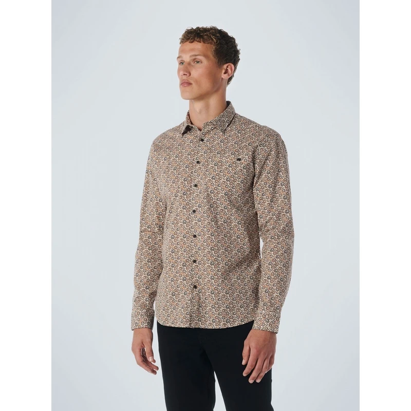 Heren Overhemd 21430910 No Excess CAMEL