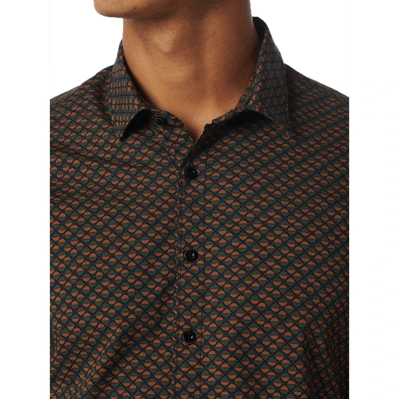 Heren Overhemd 21450936 No Excess CAMEL