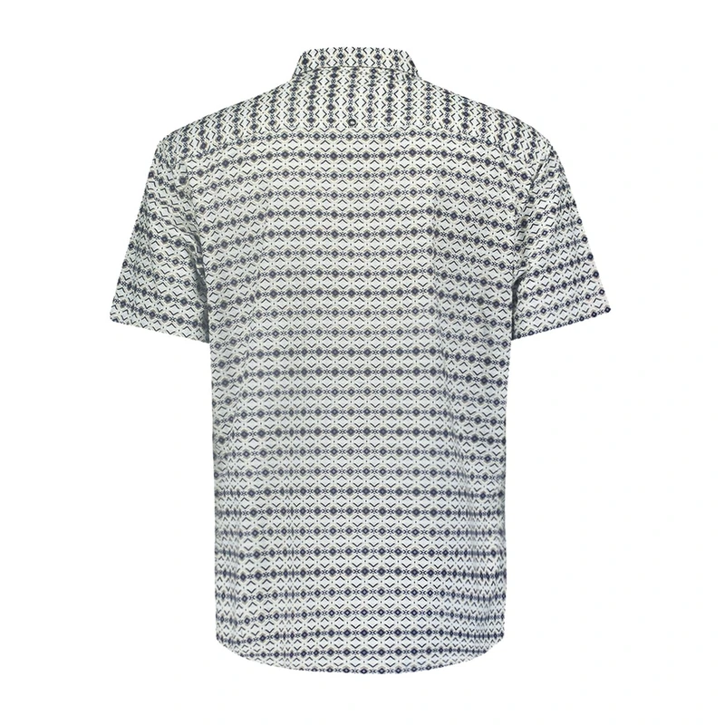 Heren Overhemd 24440429 No Excess MIDDEN BLAUW