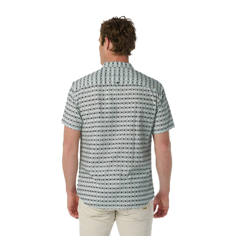 Heren Overhemd 24440429 No Excess MIDDEN BLAUW