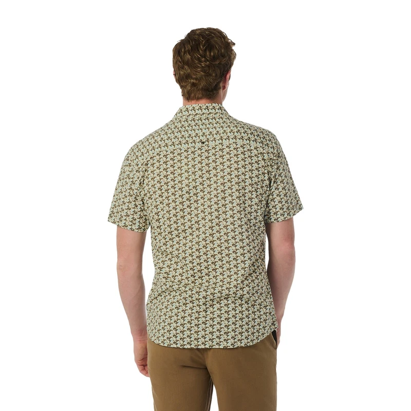 Heren Overhemd 24440483 No Excess DONKER BRUIN