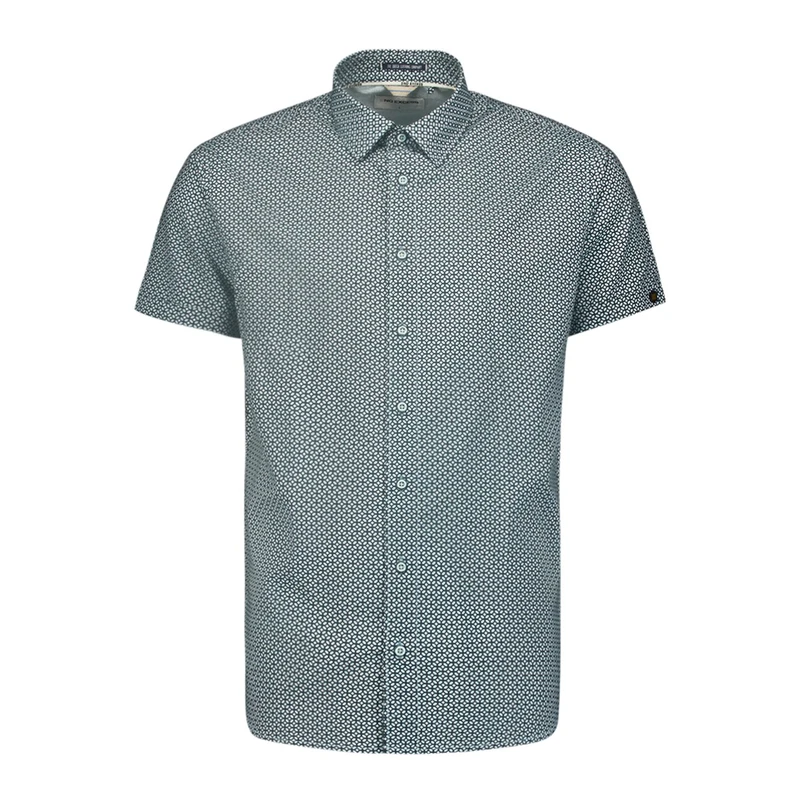 Heren Overhemd 24460432 No Excess MIDDEN BLAUW