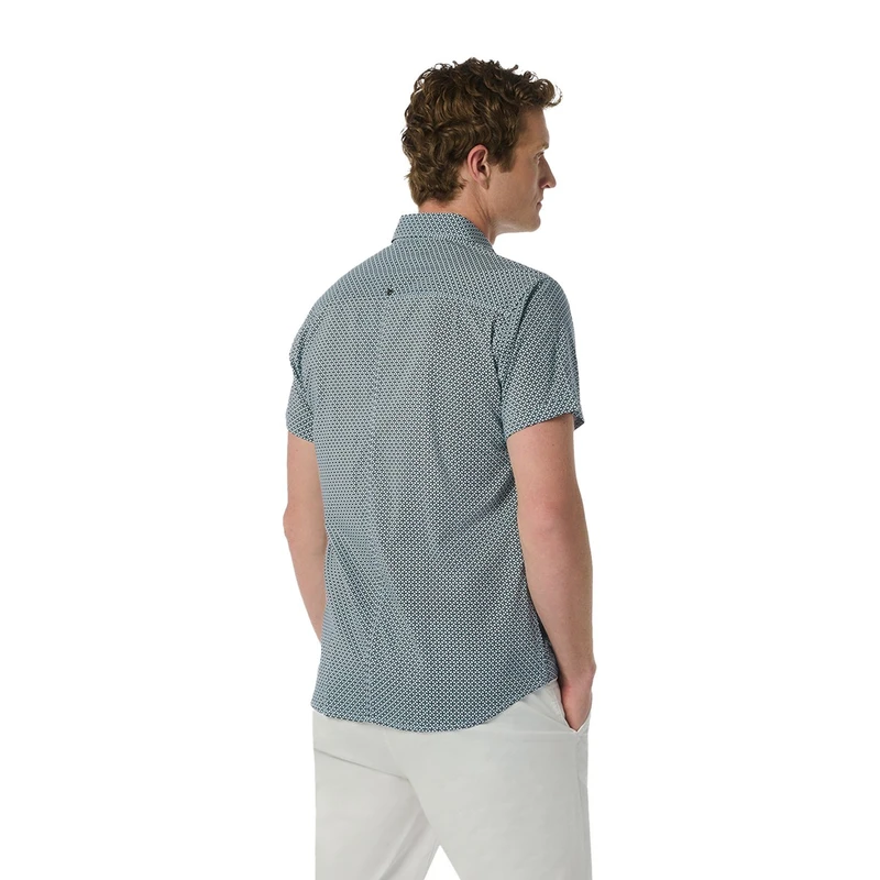Heren Overhemd 24460432 No Excess MIDDEN BLAUW