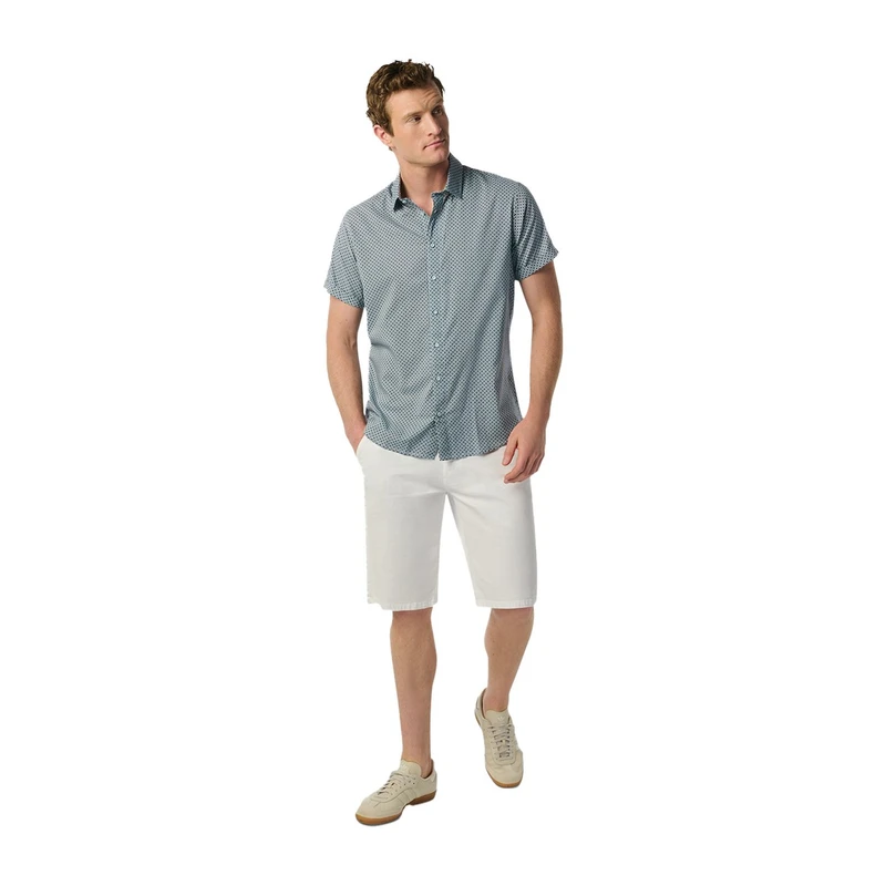 Heren Overhemd 24460432 No Excess MIDDEN BLAUW