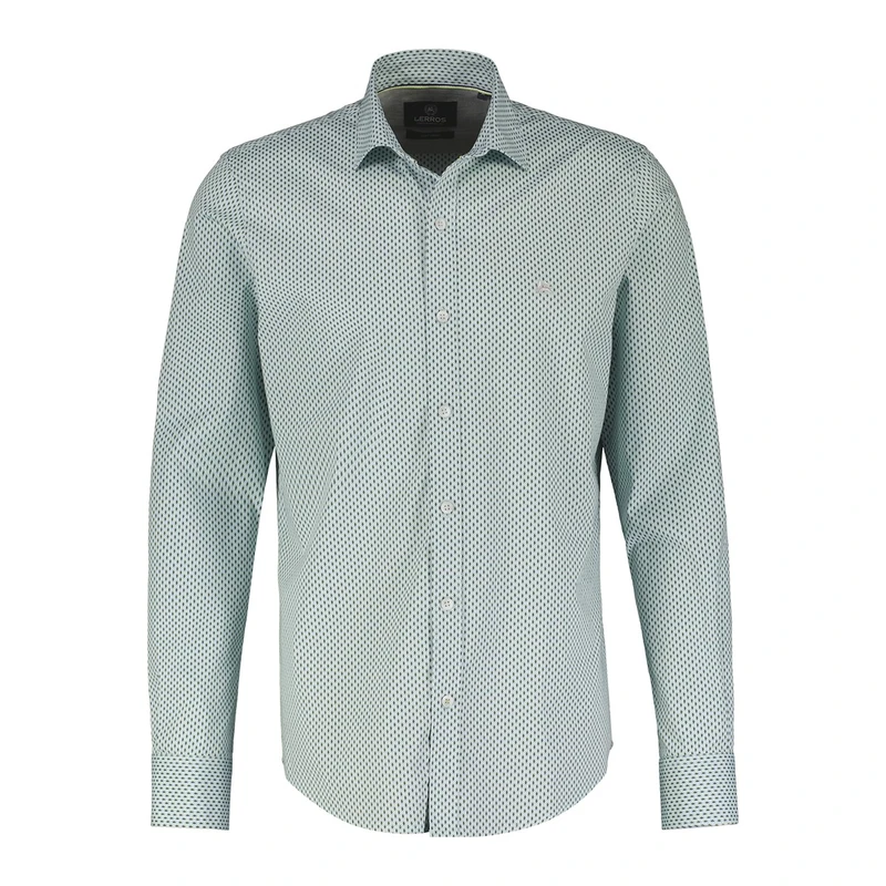 Heren Overhemd 24D1389 Lerros BLEU