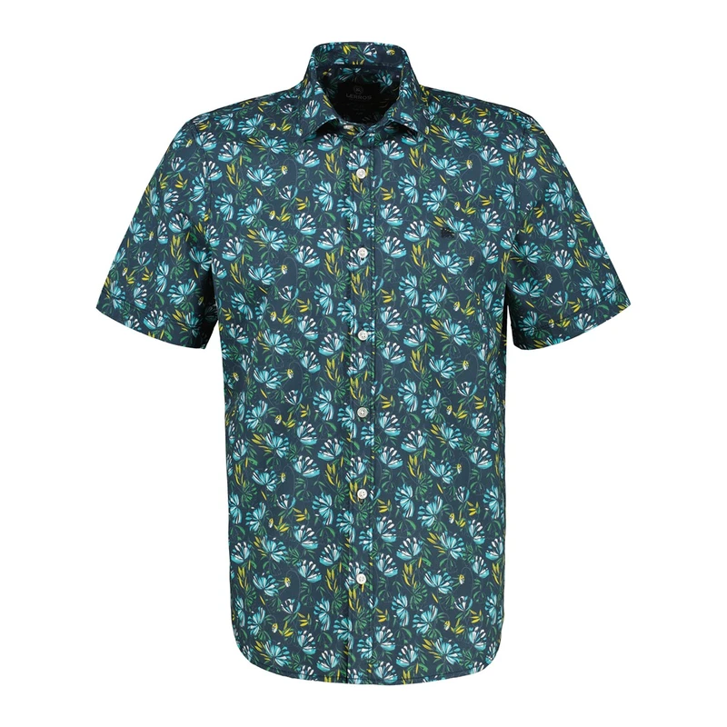 Heren Overhemd 2542326 Lerros MIDDEN BLAUW