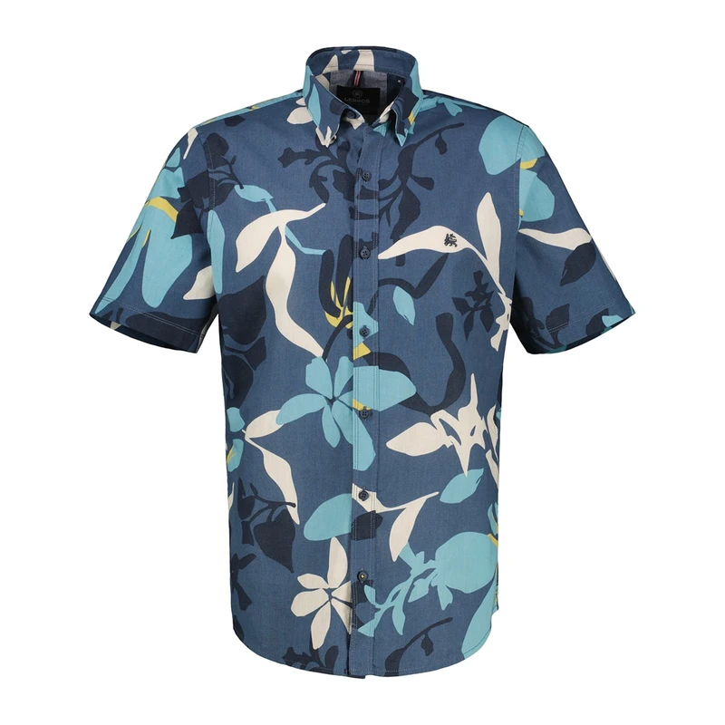 Heren Overhemd 2542409 Lerros INDIGO BLUE