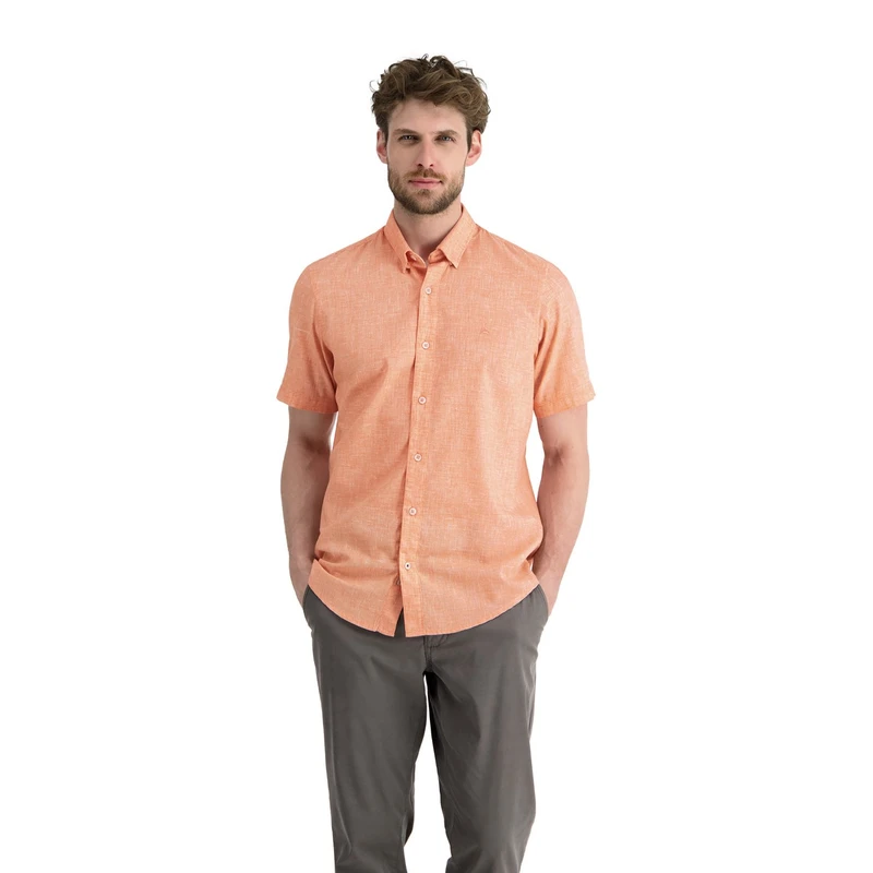 Heren Overhemd 2562440 Lerros ORANJE