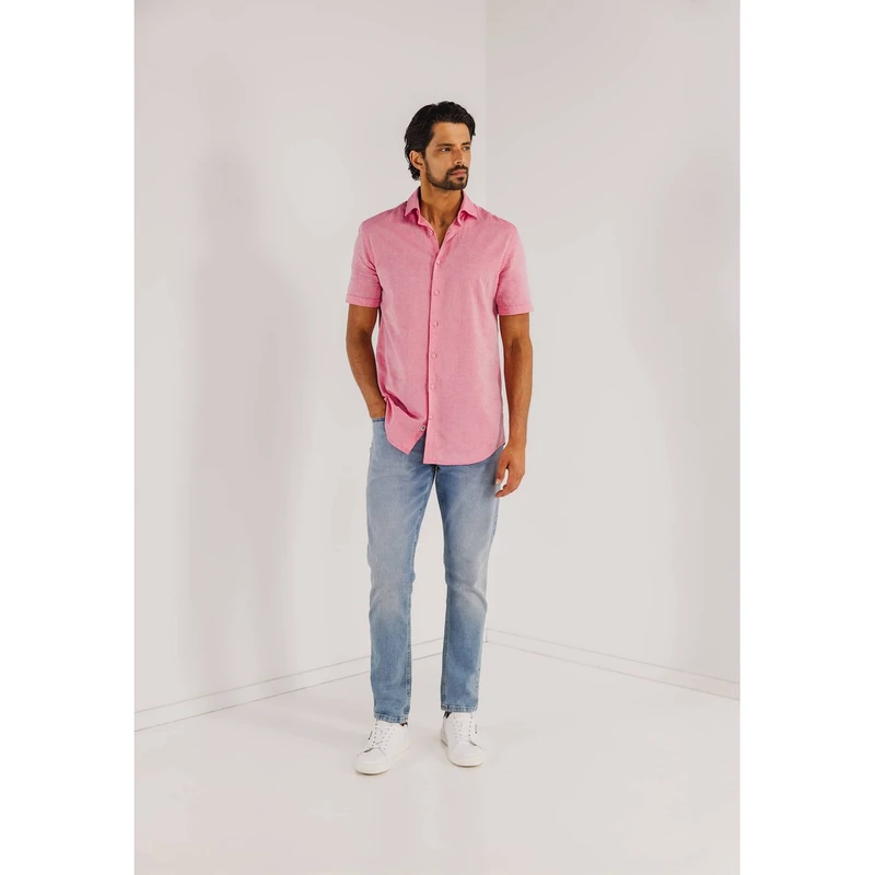 Heren Overhemd 26115279 State of Art ROZE
