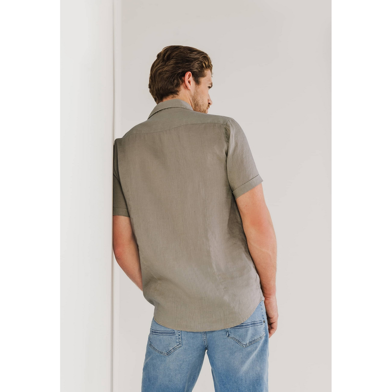 Heren Overhemd 26115343 State of Art BEIGE