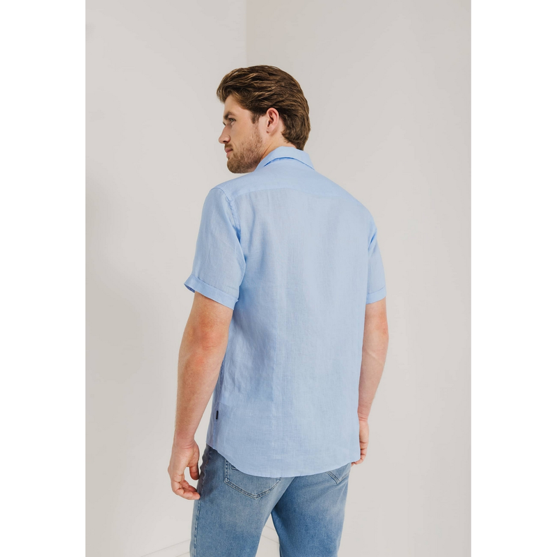 Heren Overhemd 26115343 State of Art MIDDEN BLAUW