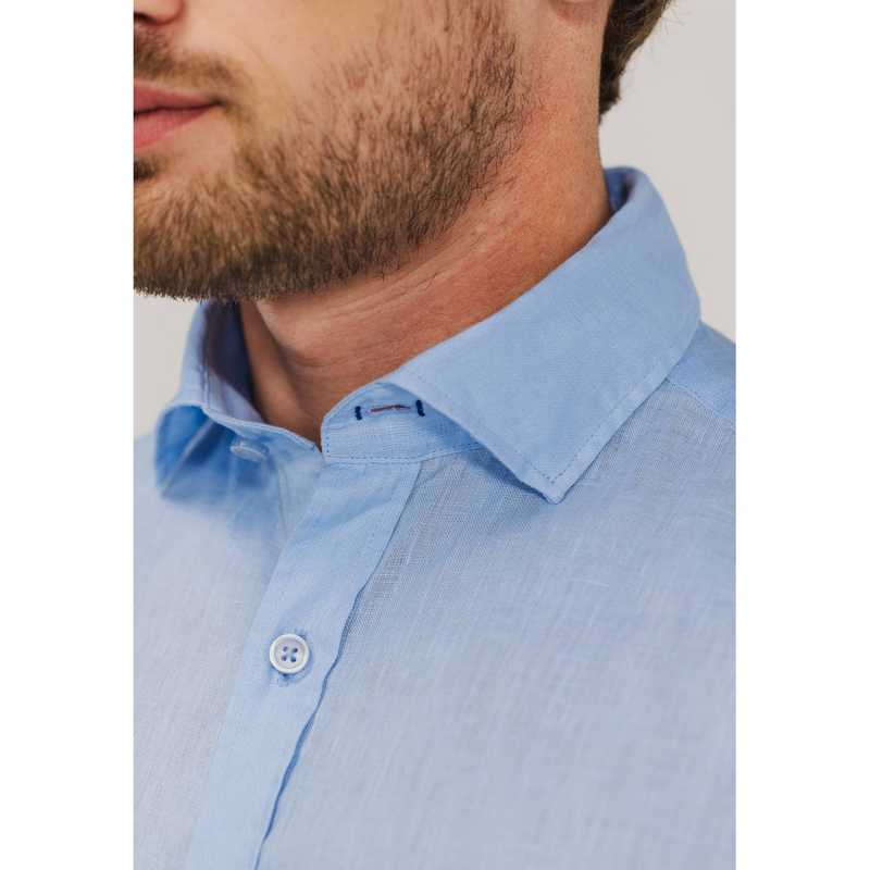 Heren Overhemd 26115343 State of Art MIDDEN BLAUW