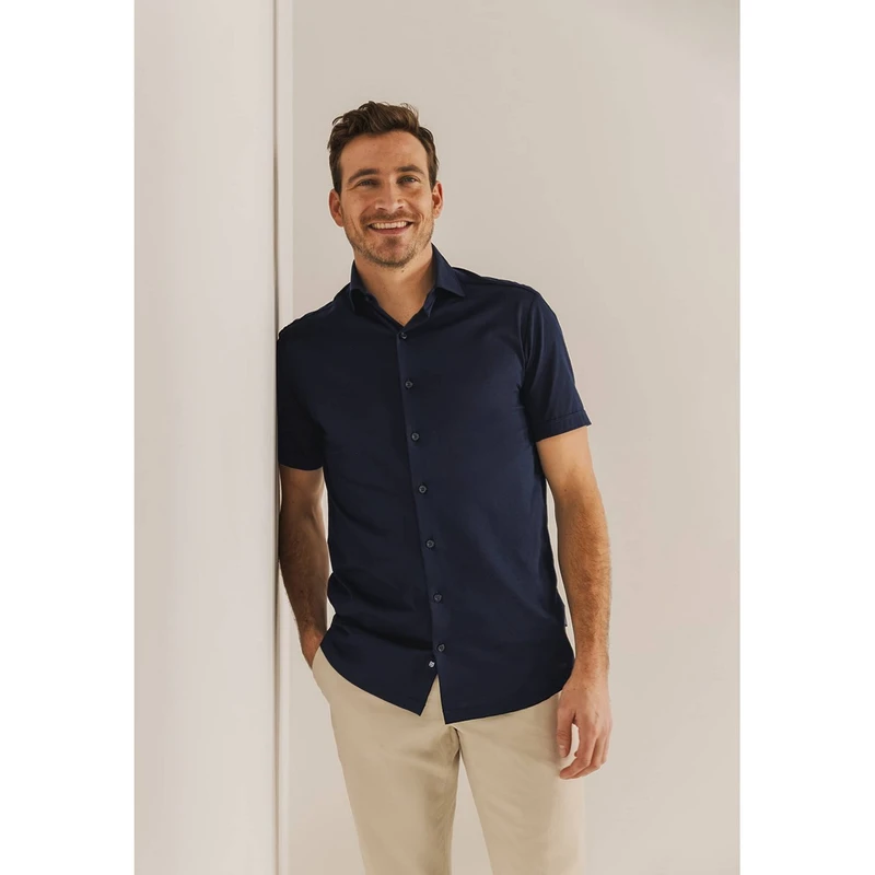 Heren Overhemd 26115387 State of Art NAVY