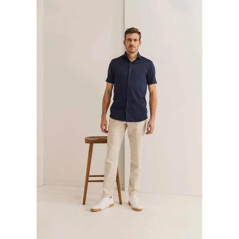 Heren Overhemd 26115387 State of Art NAVY