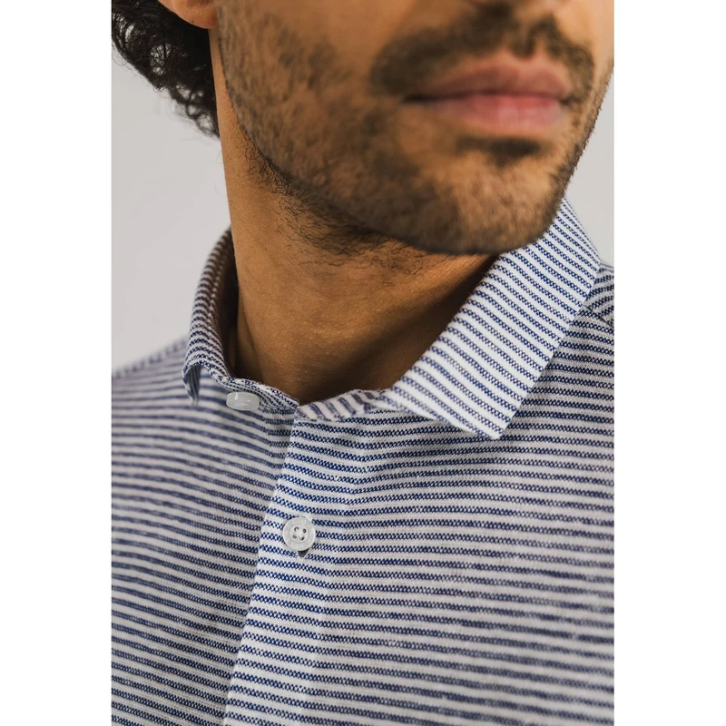 Heren Overhemd 26215383 State of Art BLAUW DESSIN
