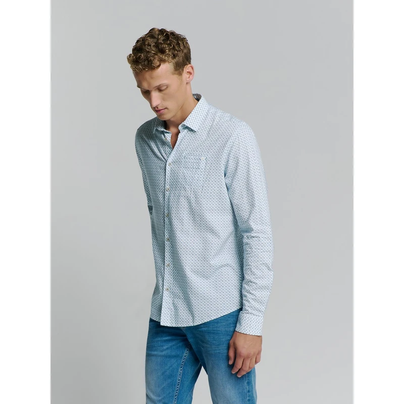 Heren Overhemd 27400209 No Excess BLEU