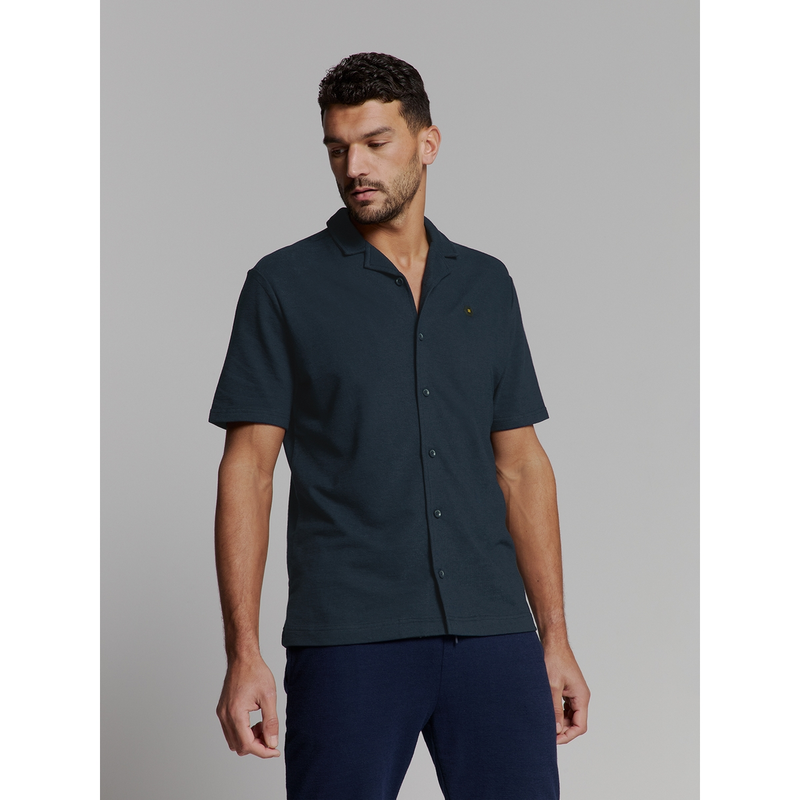 Heren Overhemd 27420384 No Excess MIDDEN BLAUW