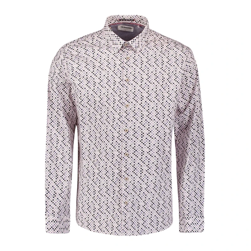 Heren Overhemd 27430108 No Excess LILA