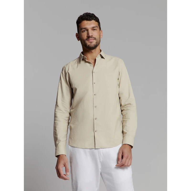 Heren Overhemd 27470213SN No Excess BEIGE