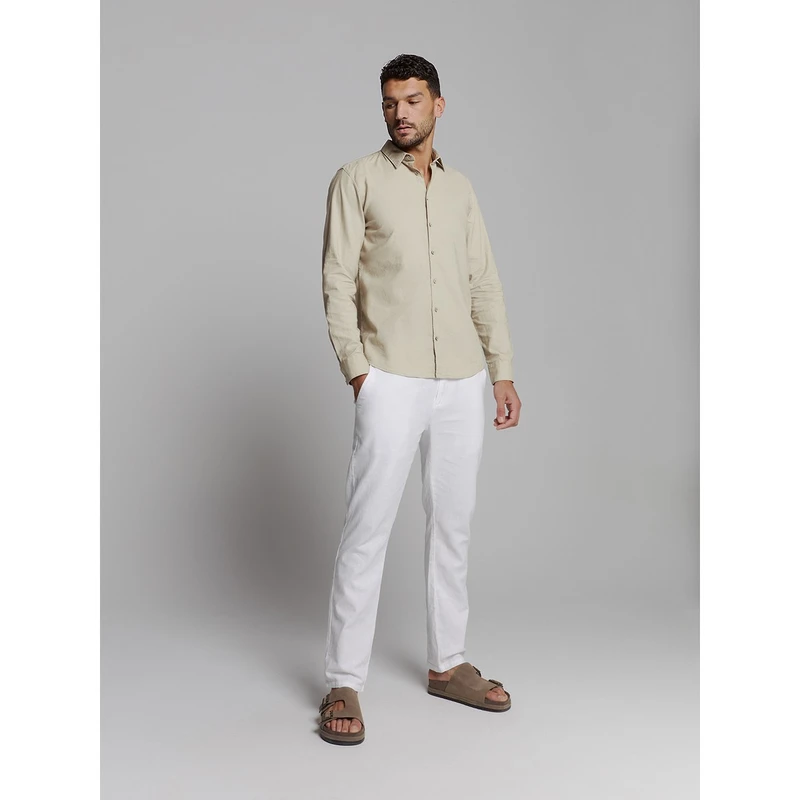 Heren Overhemd 27470213SN No Excess BEIGE